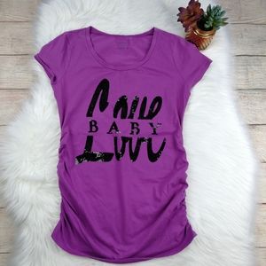 Motherhood Purple Shirt Size S